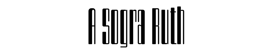 A Sogra Ruth Font Download Free